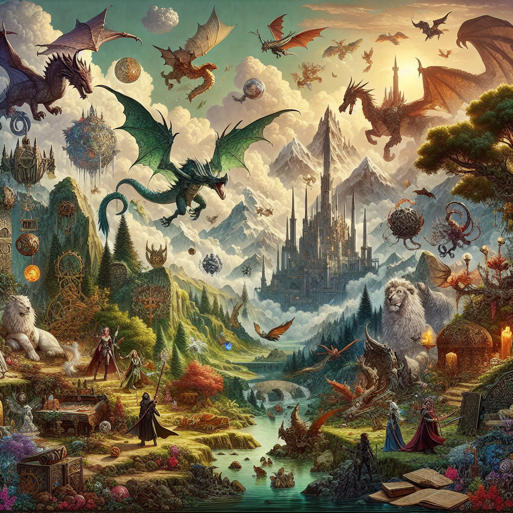 Fantasy Dnd character illustration for Dnd name generator