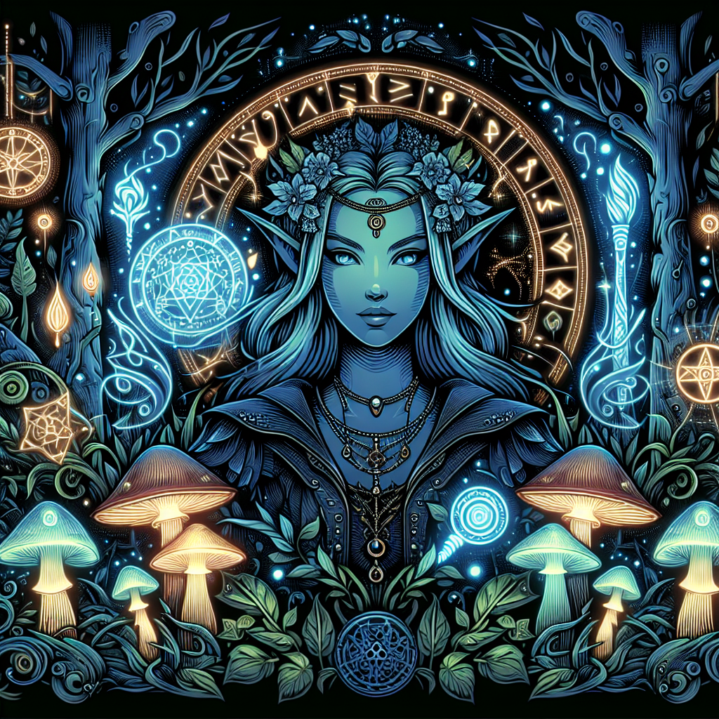 Fantasy Elf illustration for Elf name generator