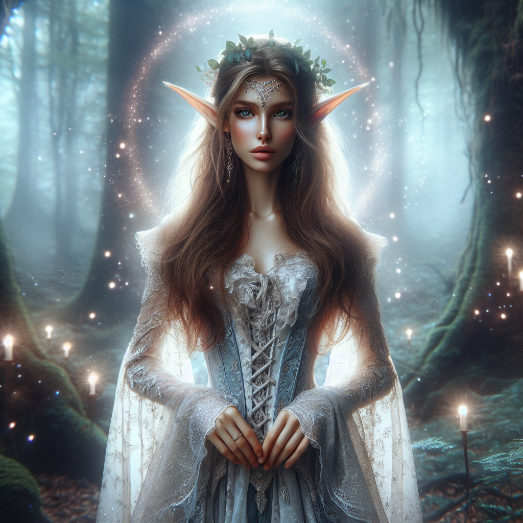 Fantasy Elf illustration for Elf name generator