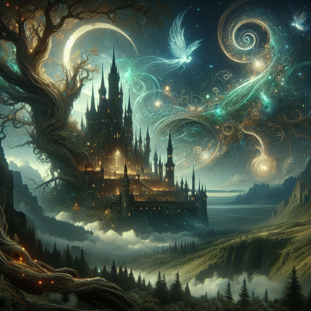 Magical Magic spell illustration for Magic name generator