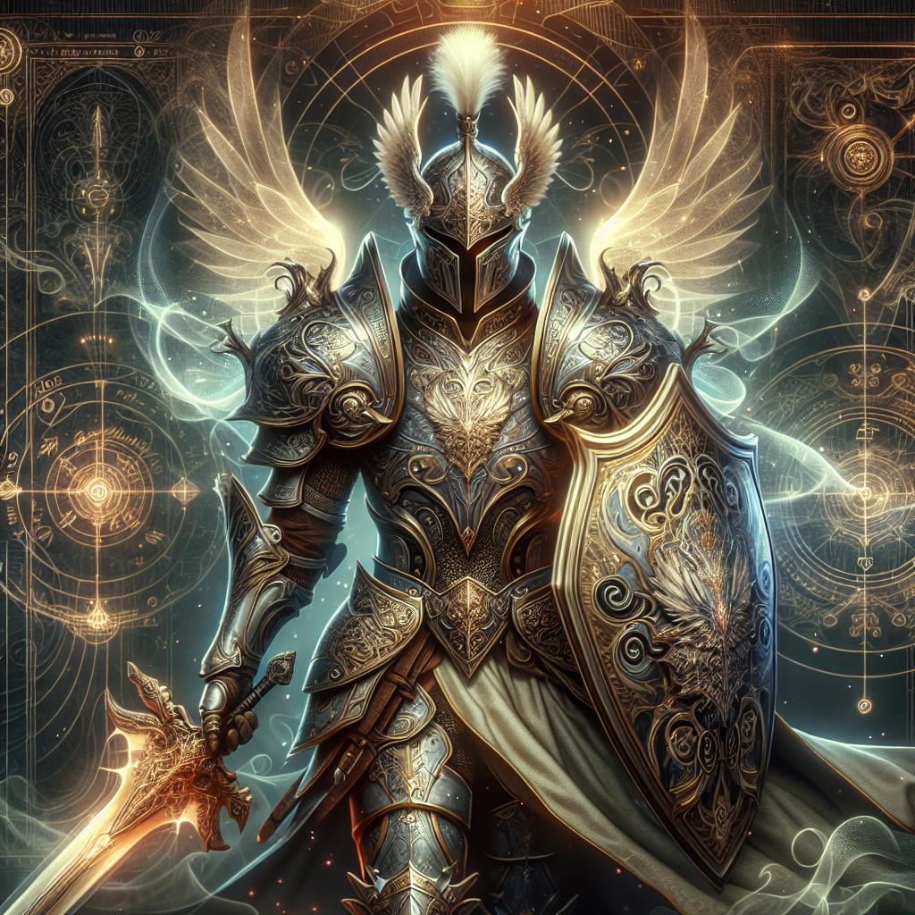 Fantasy Paladin character illustration for Paladin name generator
