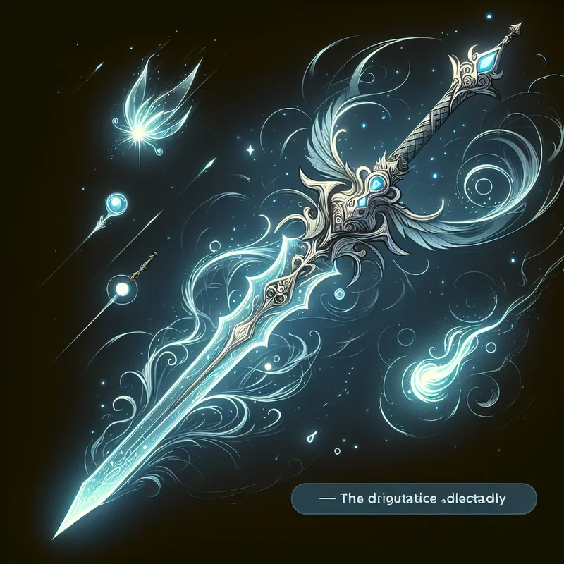 Fantasy Sword item illustration for Sword name generator