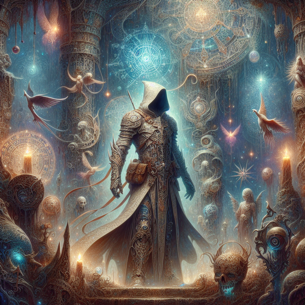 Fantasy Human character illustration for Human name generator